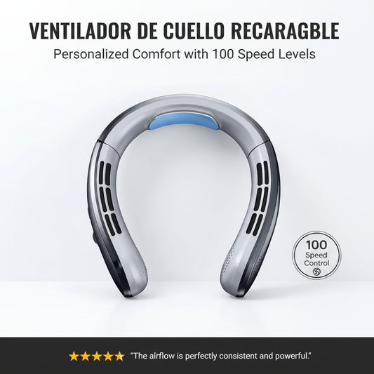 Ventilador de Cuello Recargable